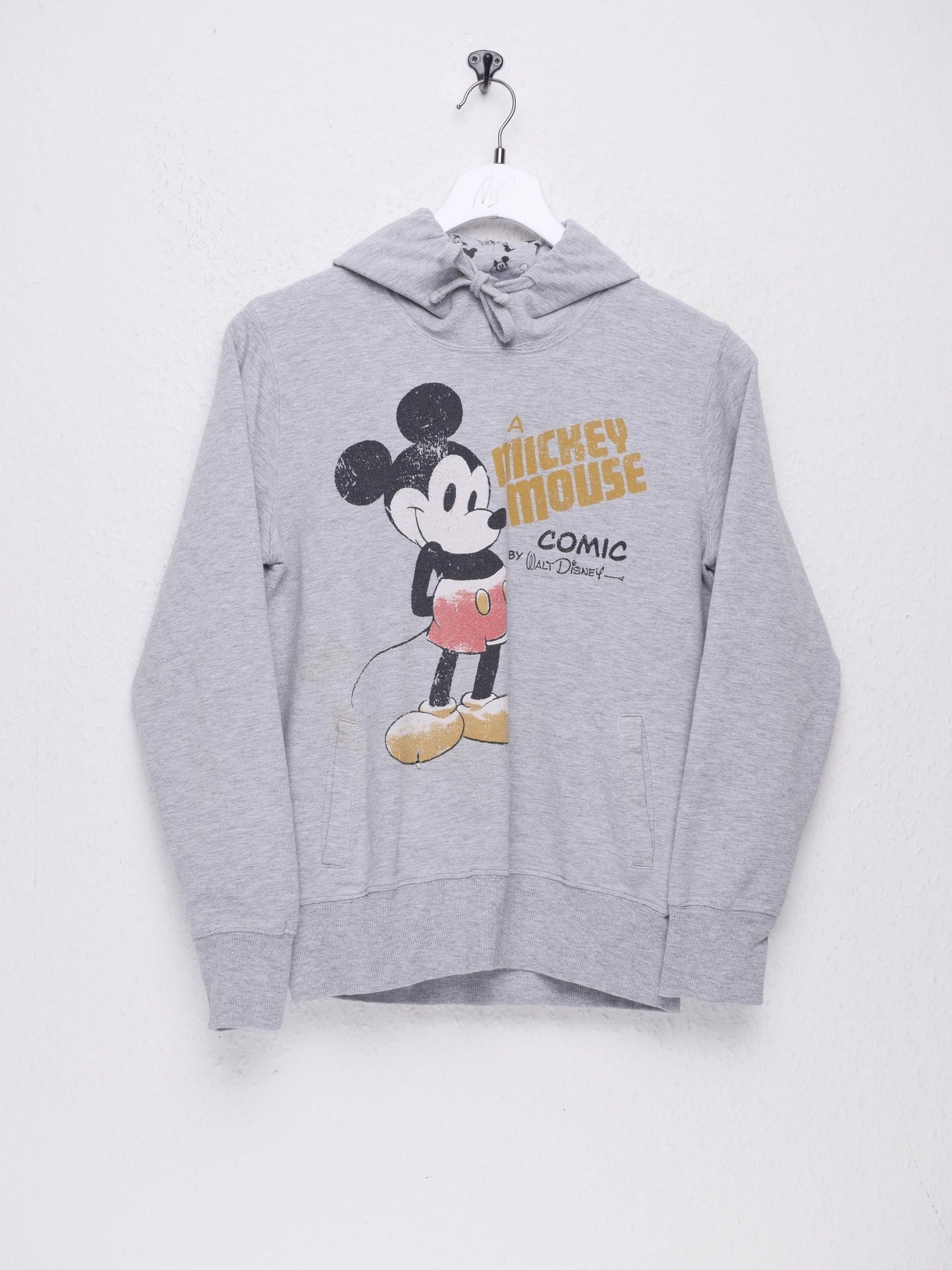 Disney 'Mickey Mouse' printed Graphic grey Hoodie - Peeces