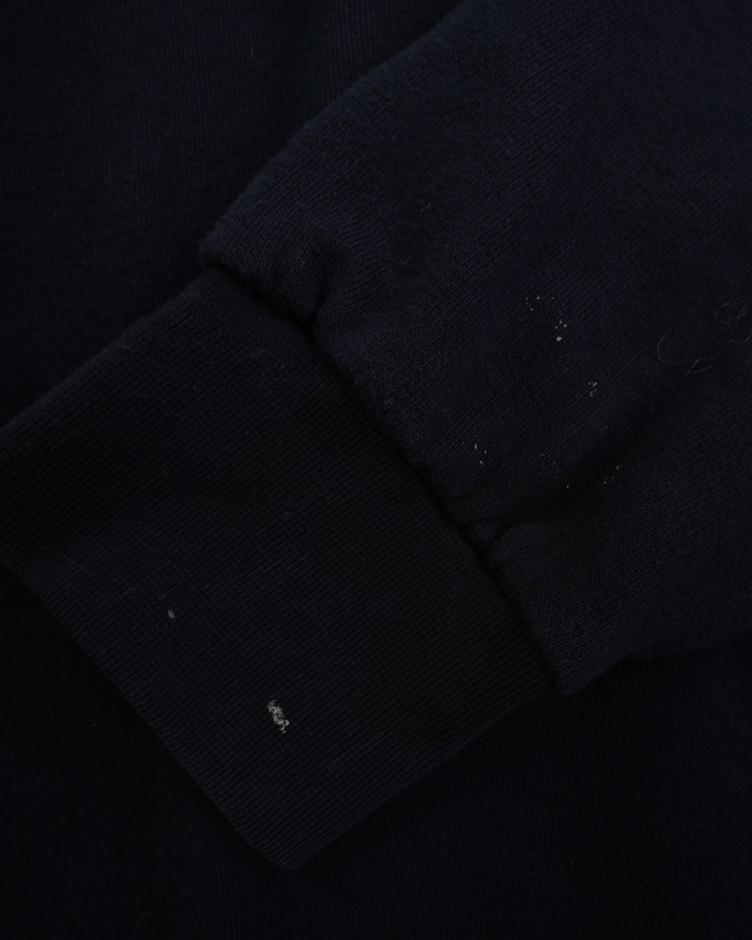 'Eickhoff' patched Spellout black Sweater - Peeces