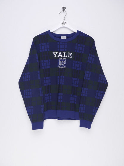embroidered Yale University Logo squared Sweater - Peeces
