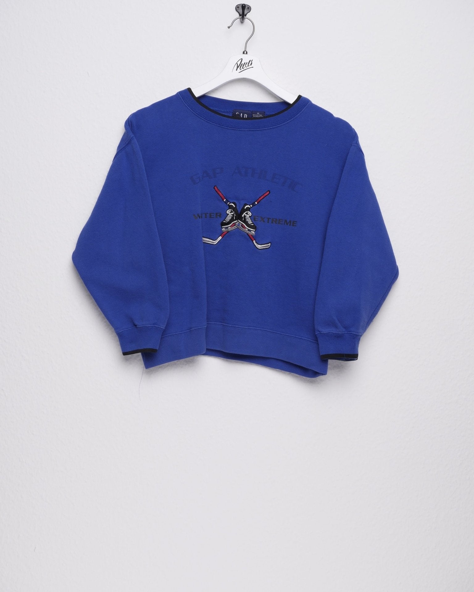 gap embroidered 'Winter extreme' Blue Sweater - Peeces