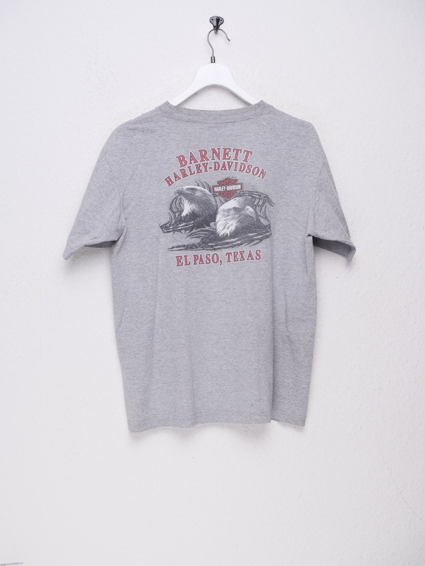 Harley Davidson 'El Paso, TX' printed grey Graphic Shirt - Peeces