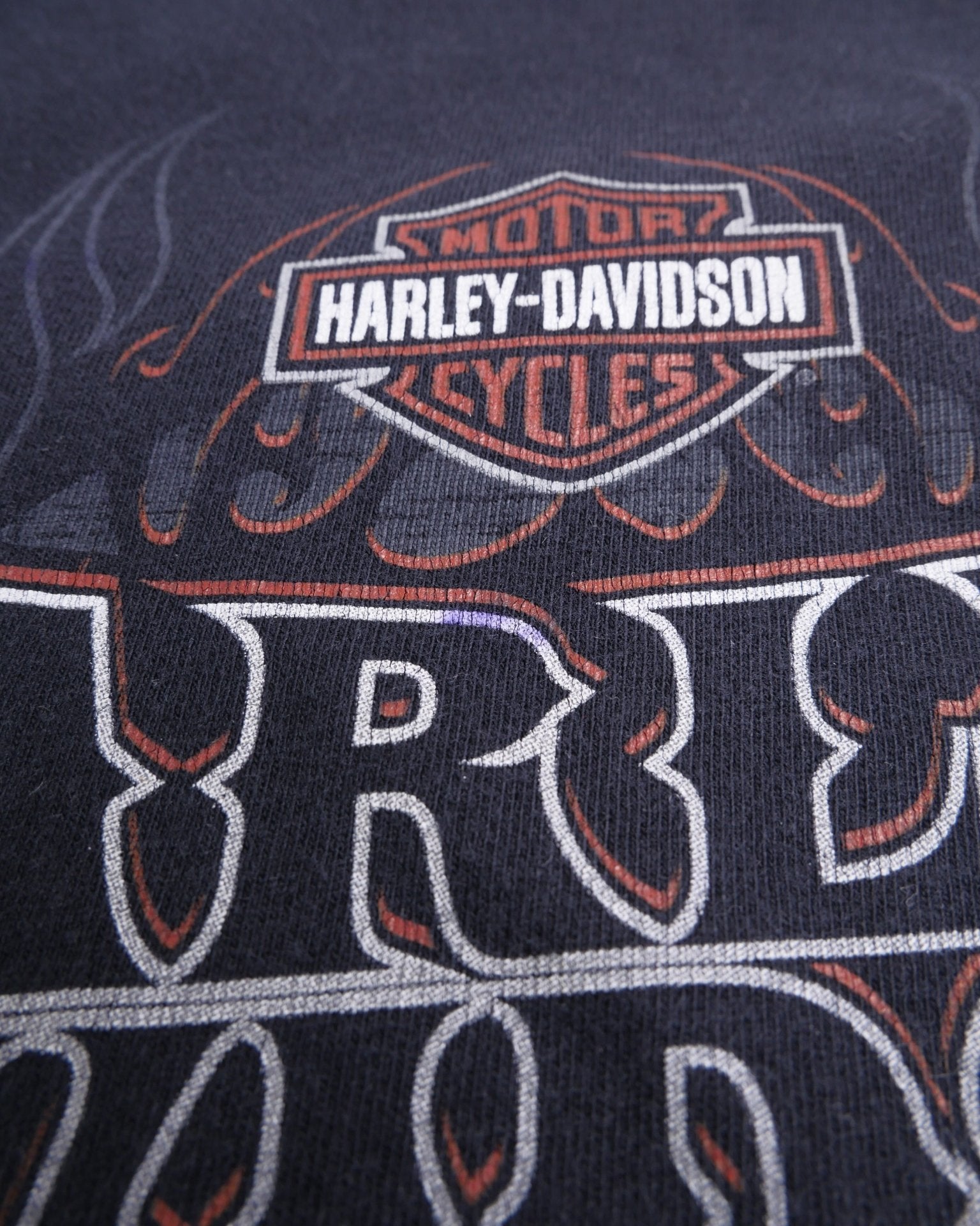 Harley Davidson printed 'Georgia' Graphic Vintage Shirt - Peeces