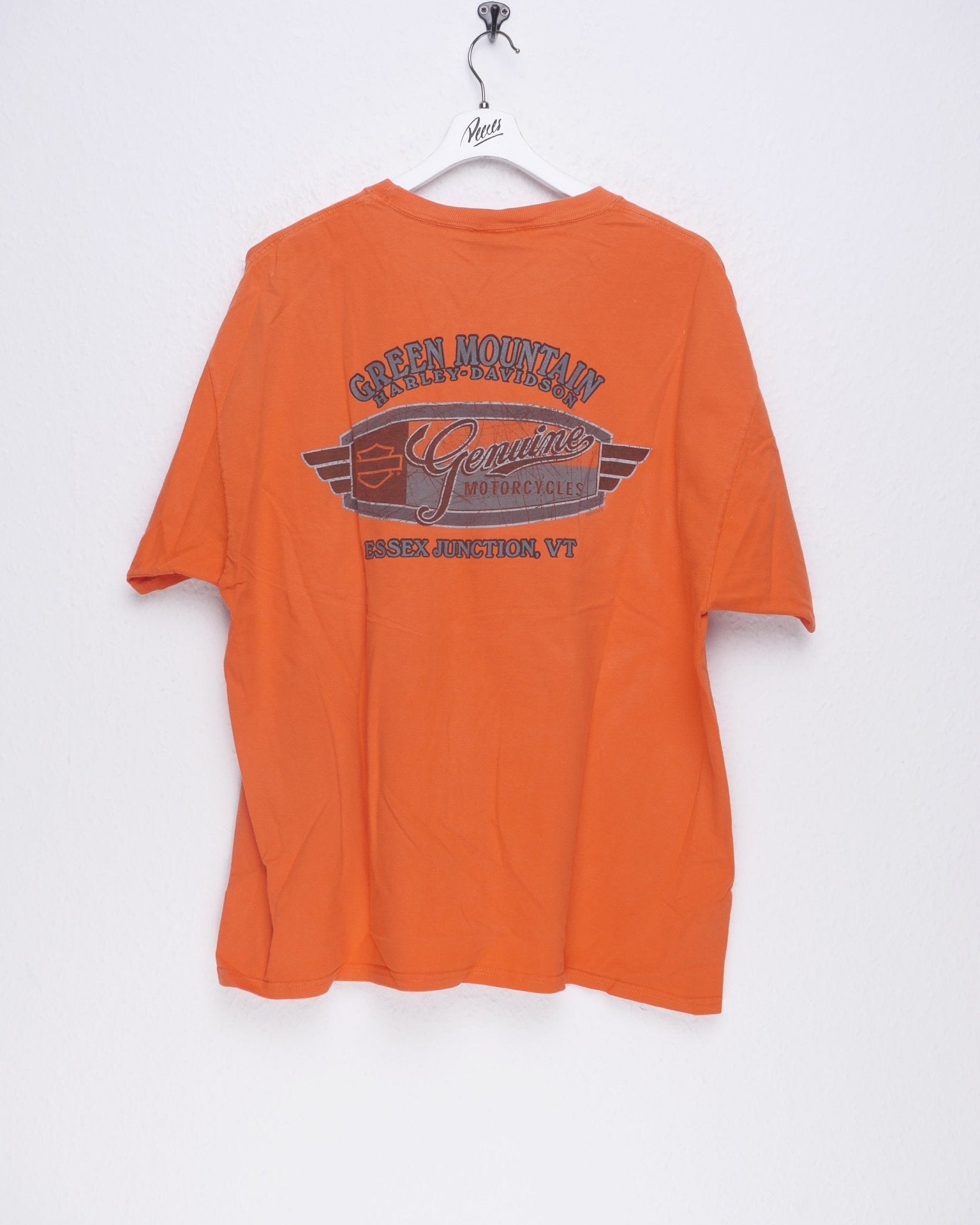Harley Davidson printed Green Mountain Graphic Vintage Shirt - Peeces