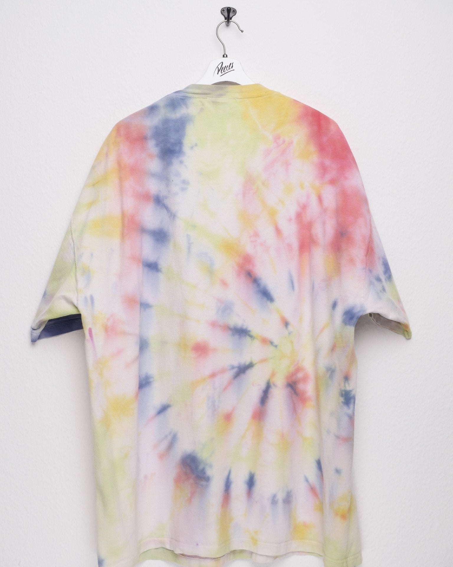 harley embroidered Logo Tie Dye Shirt - Peeces