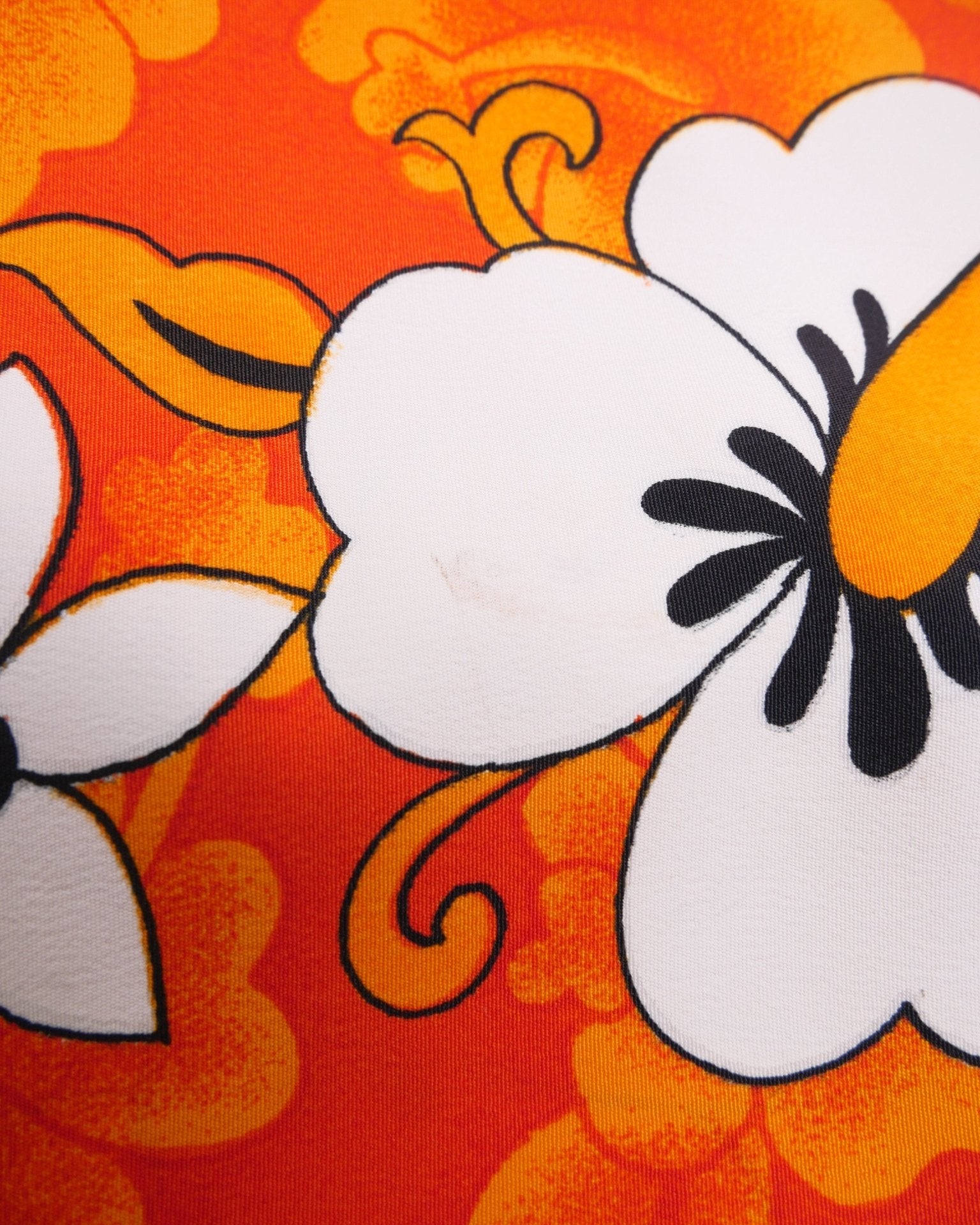 'Hawaiian Flower' printed Pattern multilored S/S Hemd - Peeces