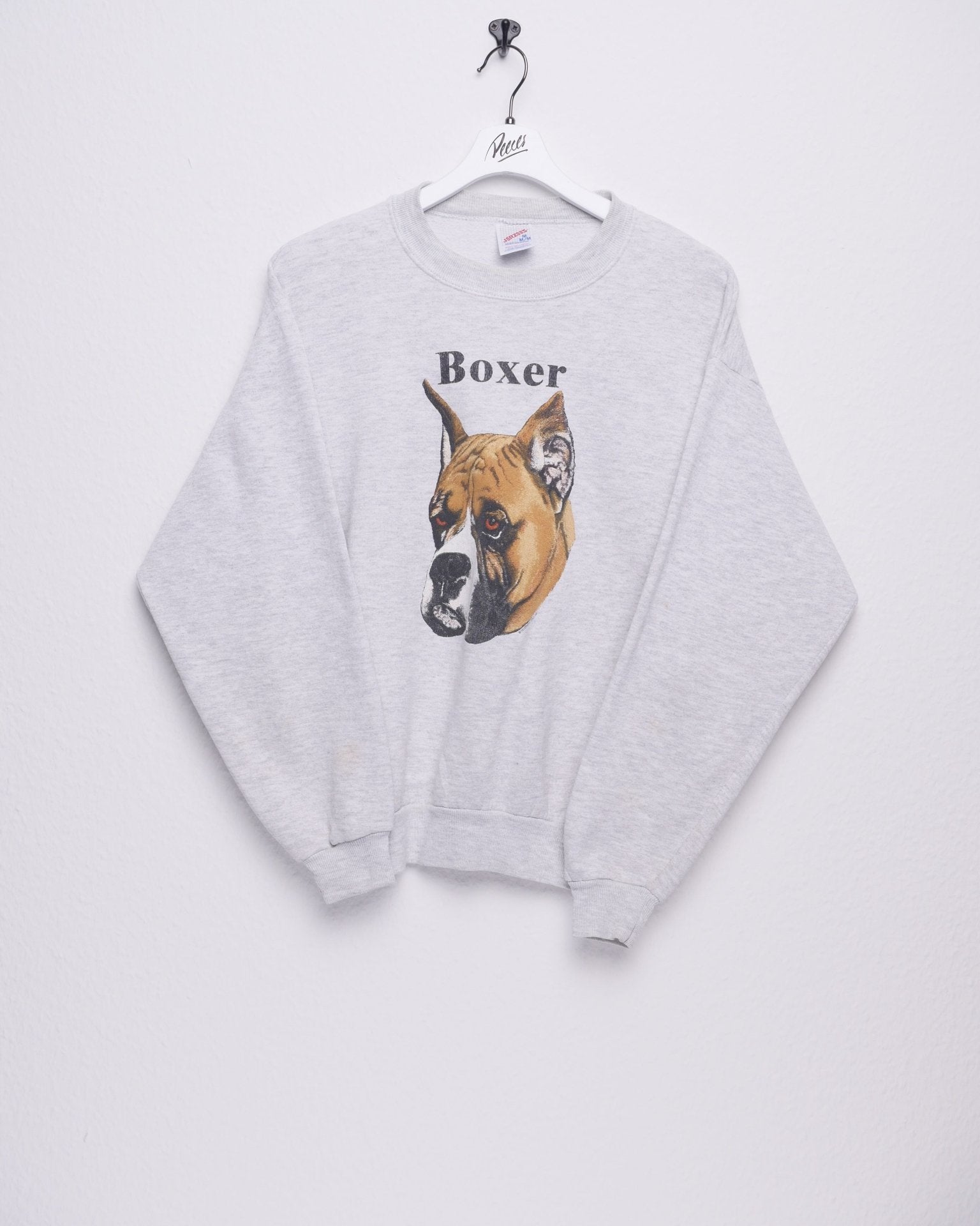 jerzees 'Boxer' printed Graphic Sweater - Peeces