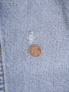 Lee embroidered Patch blue Vintage Denim Jacket - Peeces