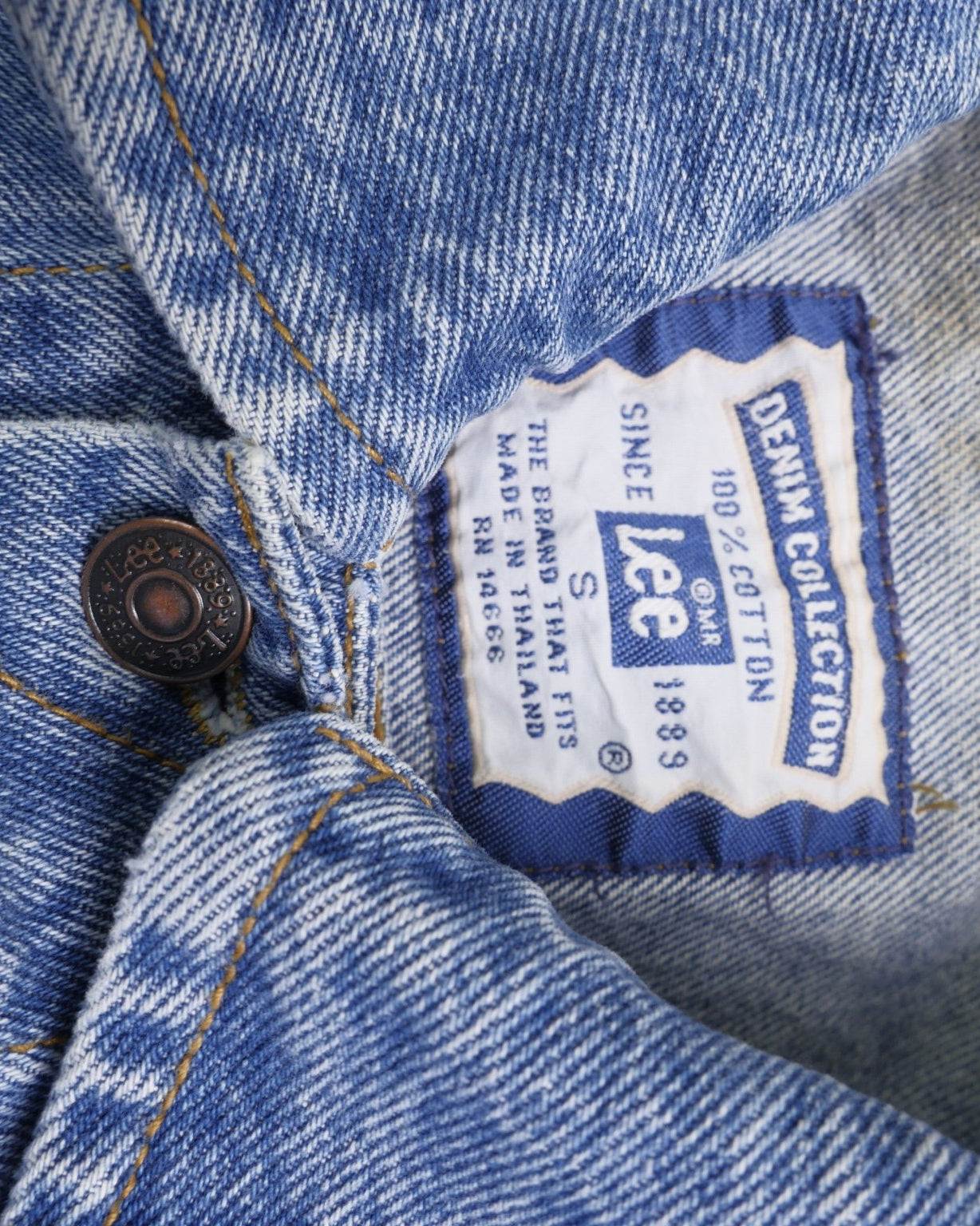 Lee washed blued Vintage Jeans Jacket - Peeces