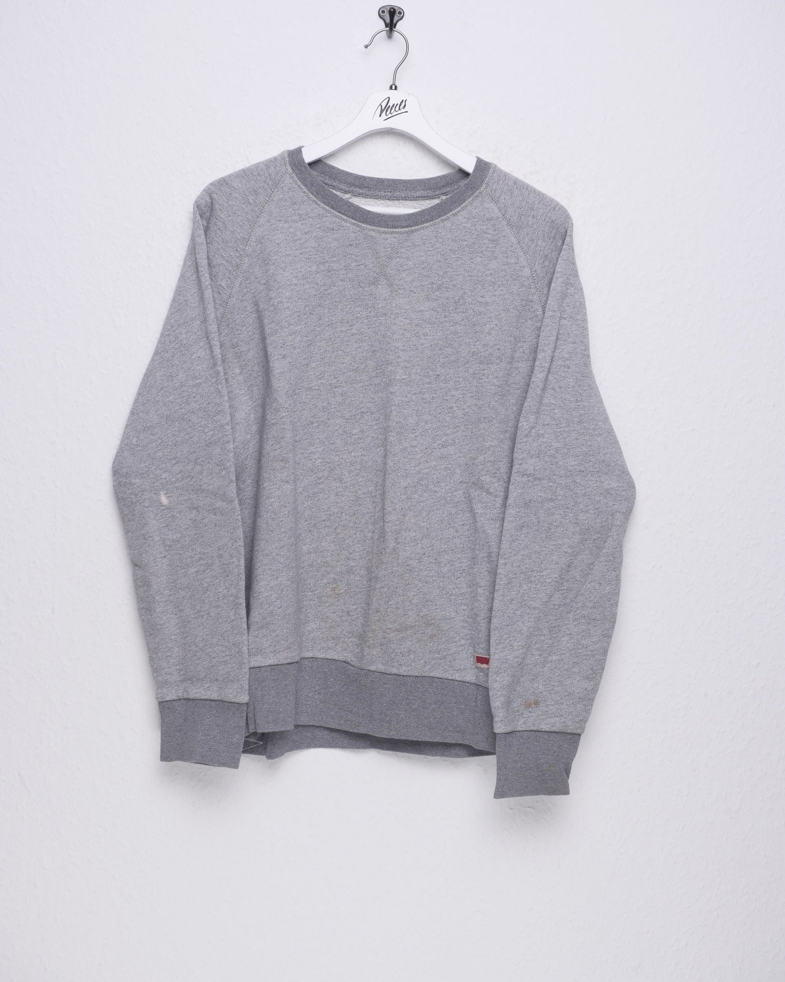 Levis embroidered Logo basic grey Sweater - Peeces