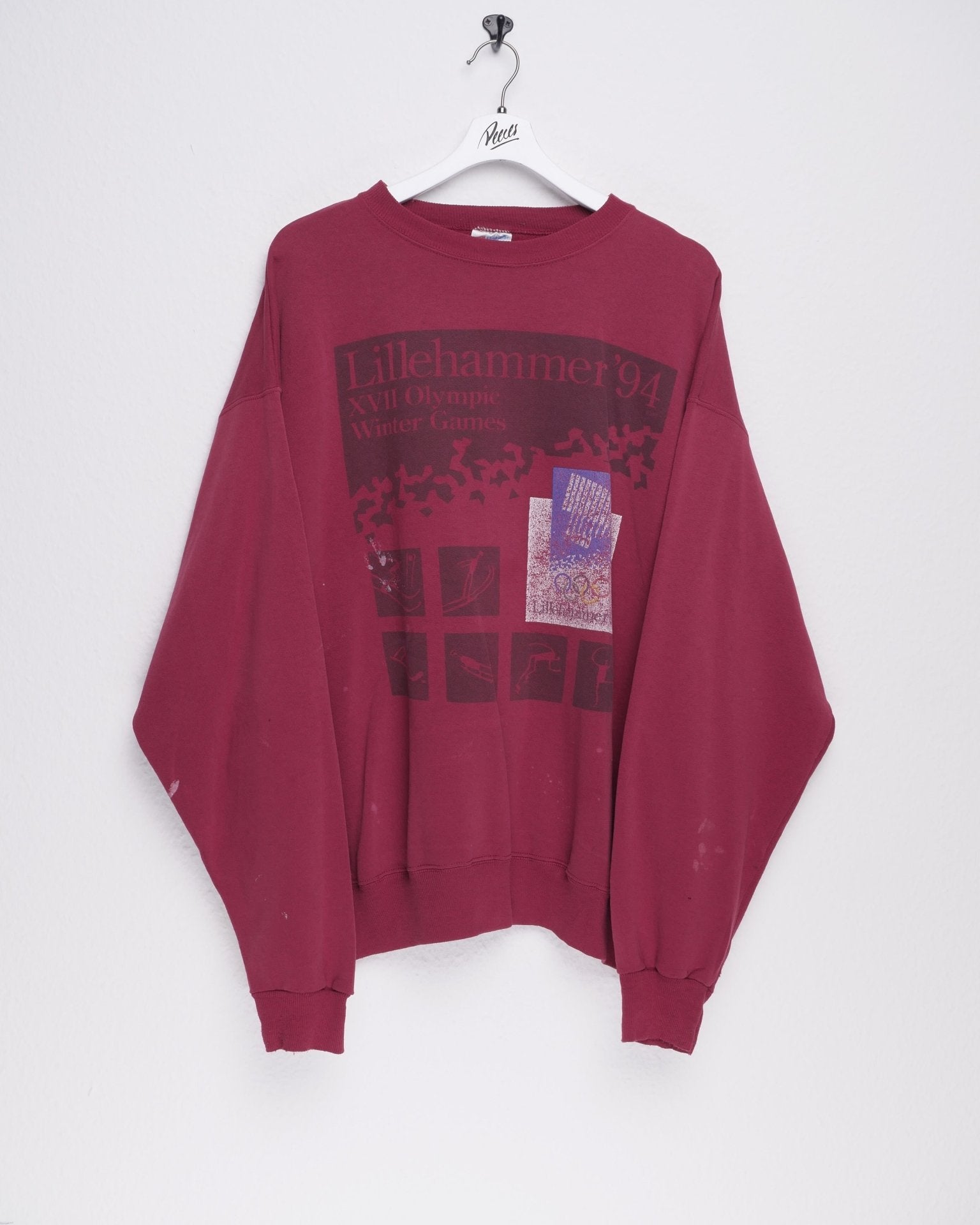 Lillhammer 94 XVII Olympic Winter Games printed Logo Sweater - Peeces