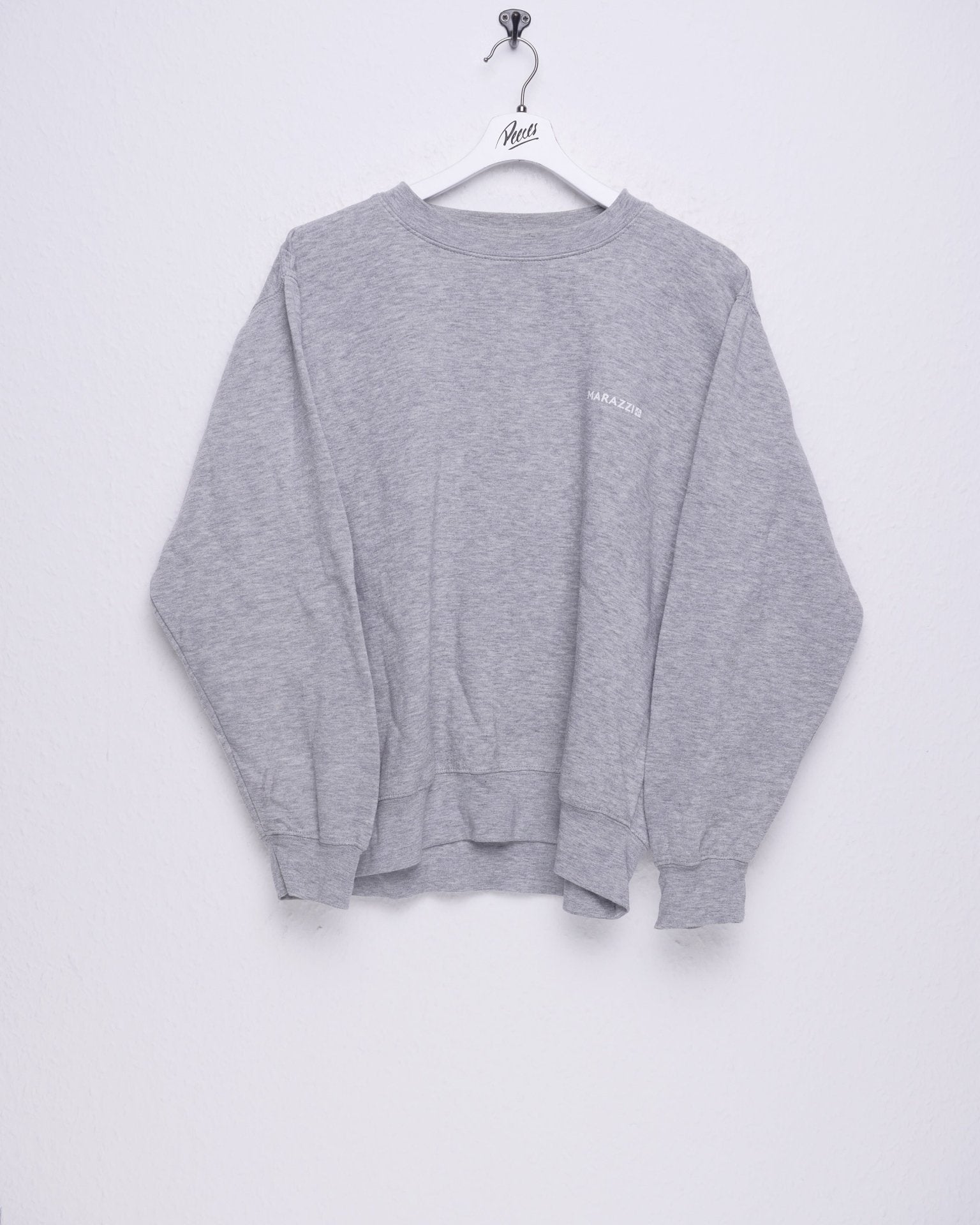 'Marazzi' printed Spellout Vintage basic Sweater - Peeces