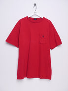 nautica embroidered Logo red Shirt - Peeces
