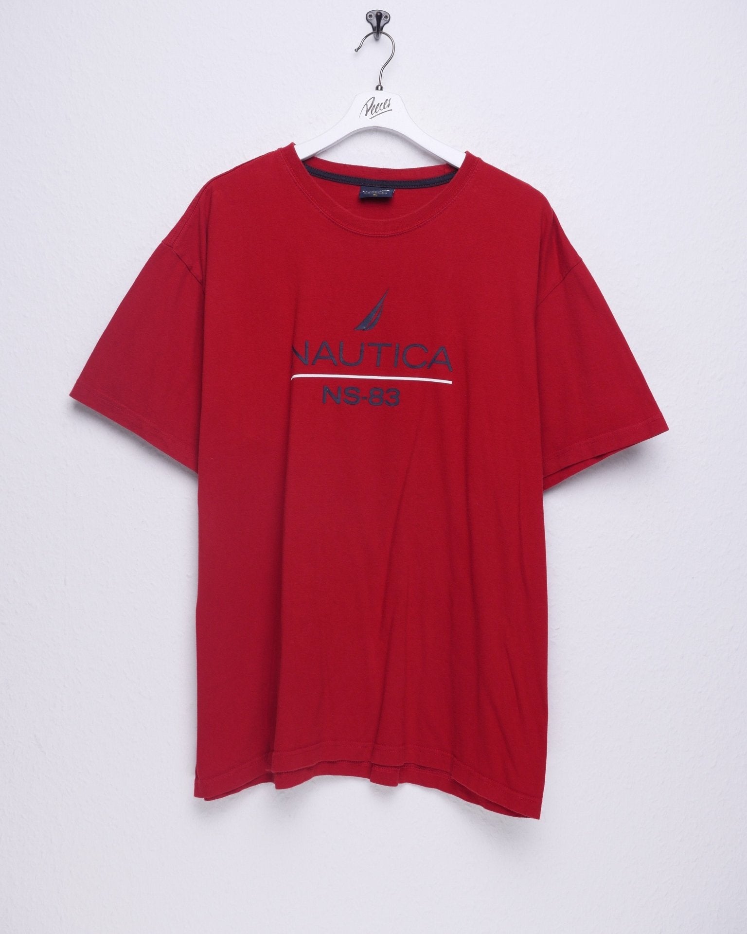 nautica printed Logo red Shirt - Peeces