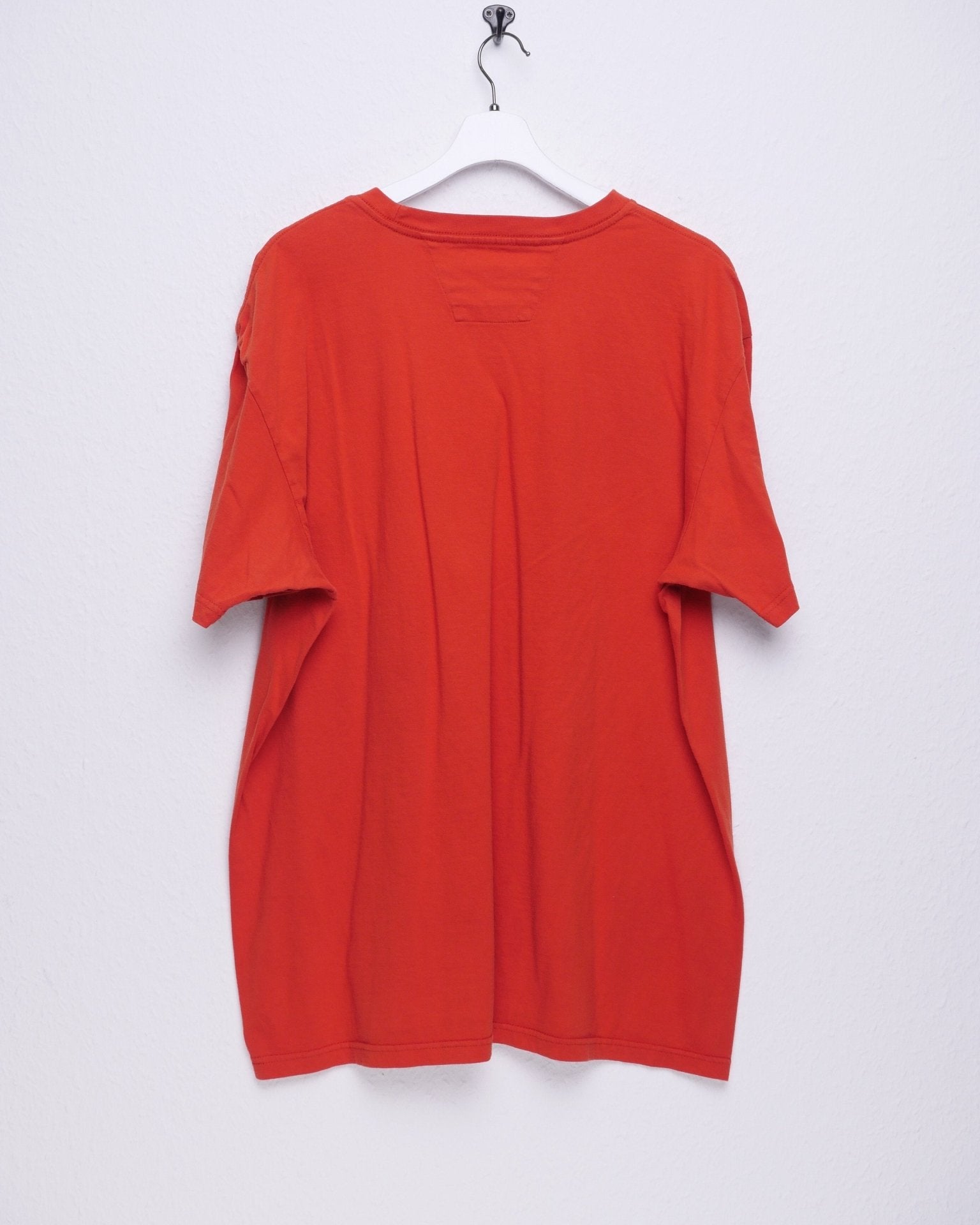 nautica printed Spellout orange Shirt - Peeces