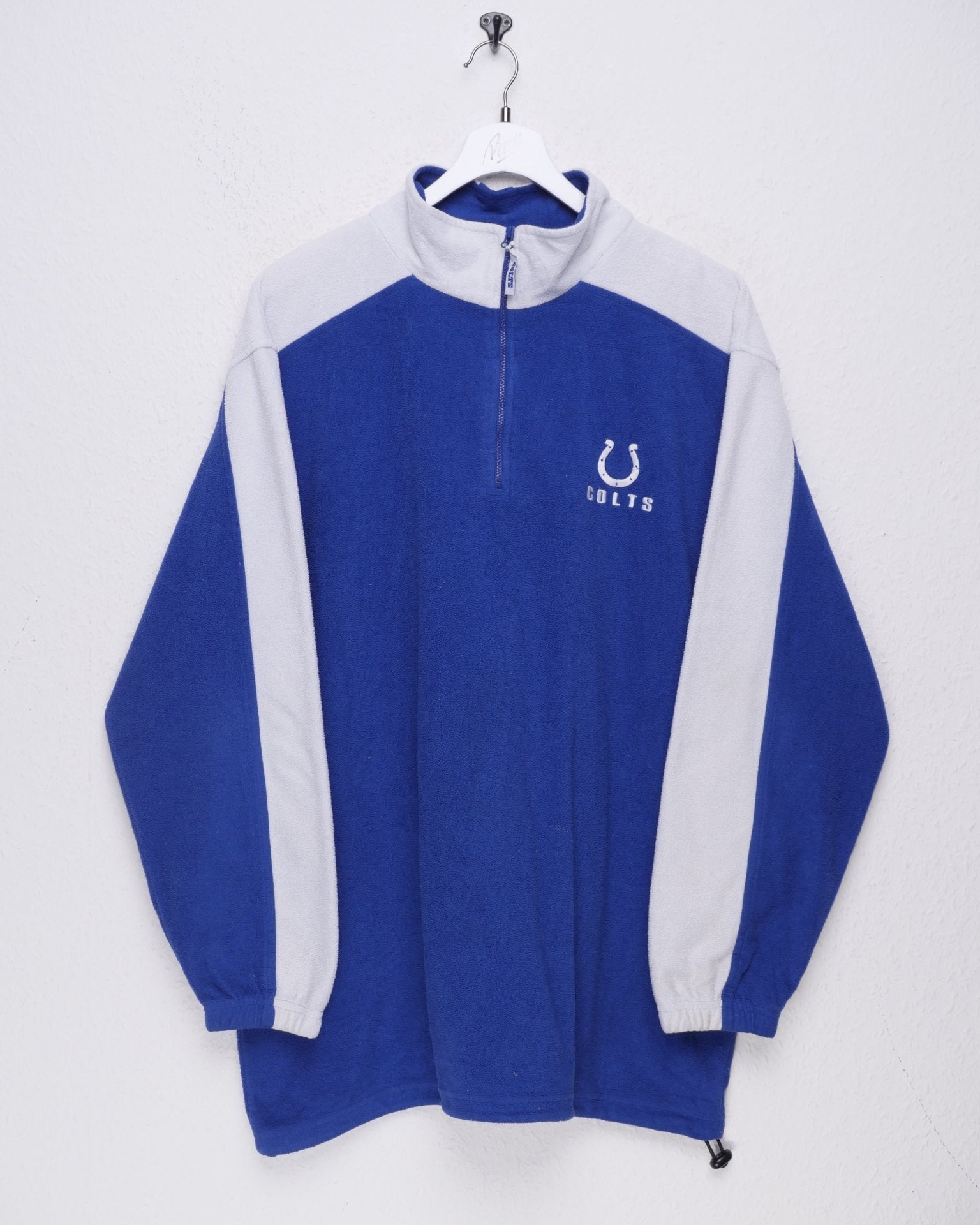 NFL embroidered Colts Logo Fleece Half Zip Sweater - Peeces