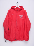 Nike Canton Varsity Hockey printed Swoosh red Track Jacke - Peeces