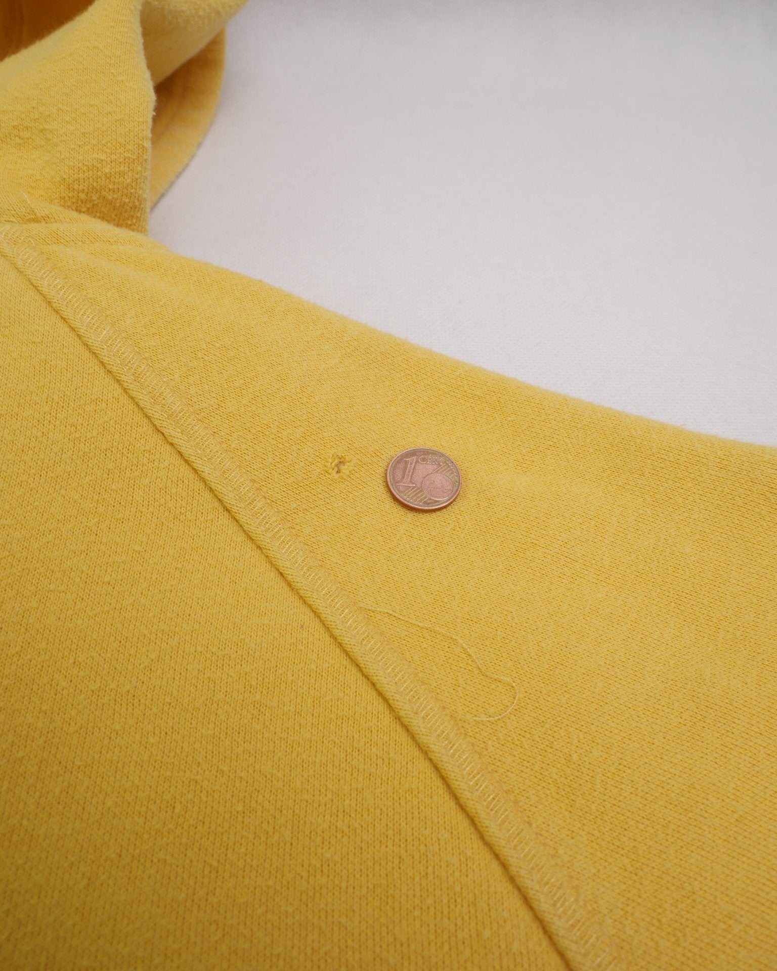 Nike embroidered Logo yellow Zip Hoodie - Peeces