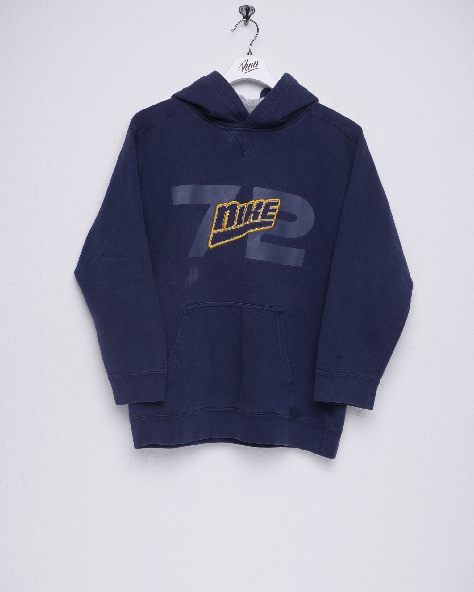 nike embroidered Spellout Vintage Hoodie - Peeces