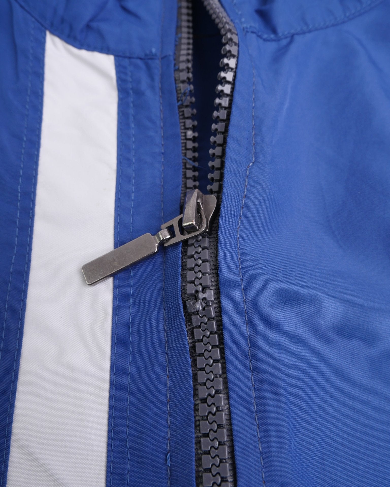 Nike embroidered Swoosh blue Track Jacke - Peeces