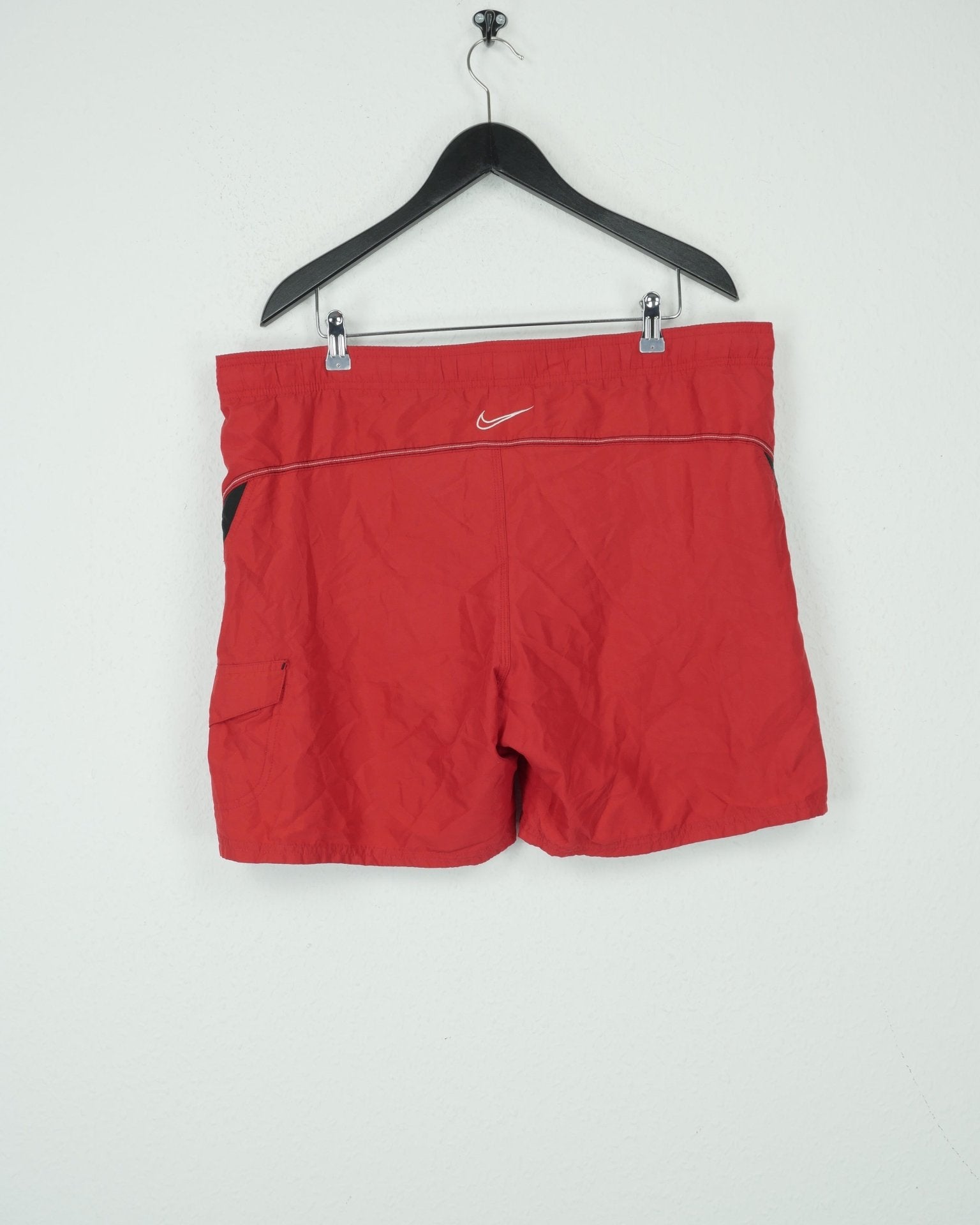 Nike embroidered Swoosh red Swimming Shorts - Peeces
