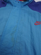 Nike Grey Tag embroidered Logo Track Jacket - Peeces