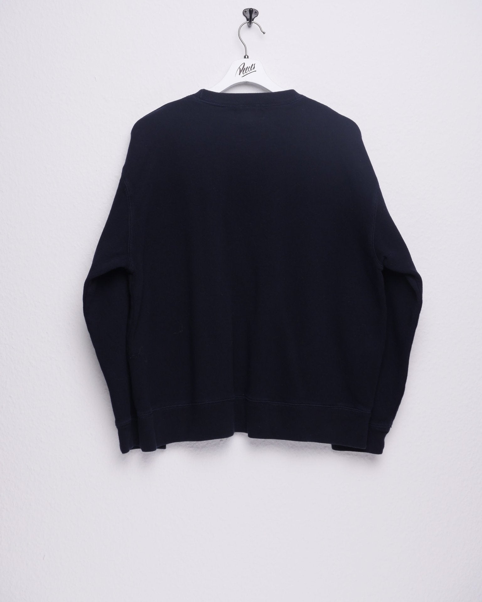 polo patched Logo navy Sweater - Peeces