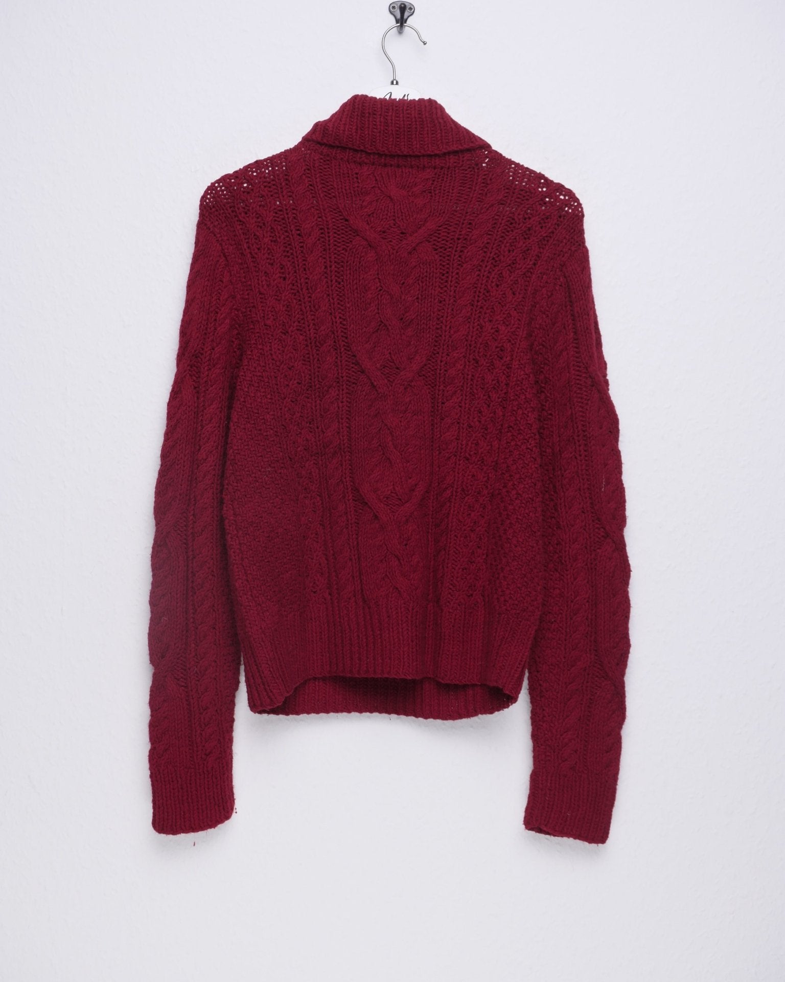 polo patterned wool turtle neck Sweater - Peeces