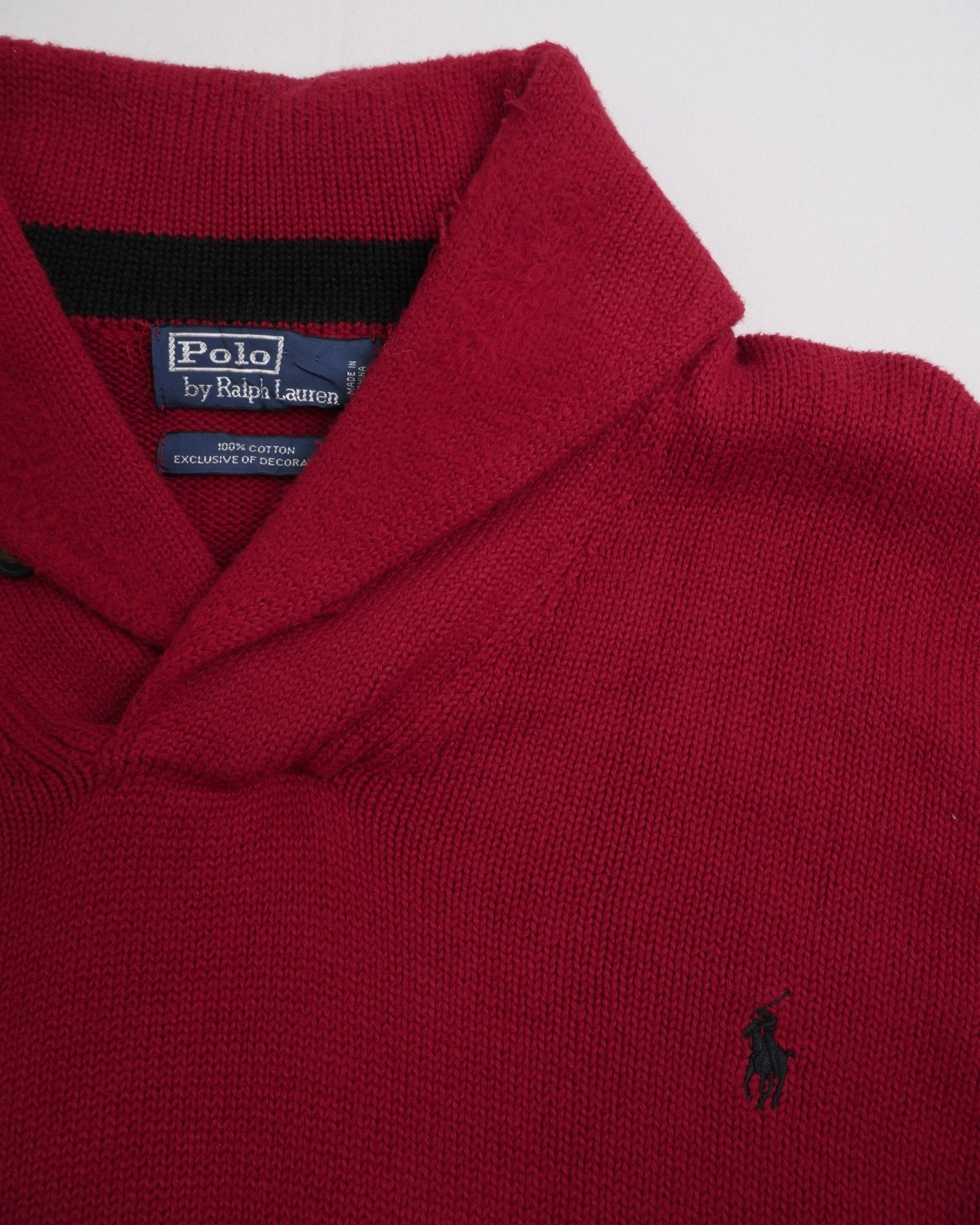 Polo Ralph Lauren embroidered Logo Half Buttoned Sweater - Peeces