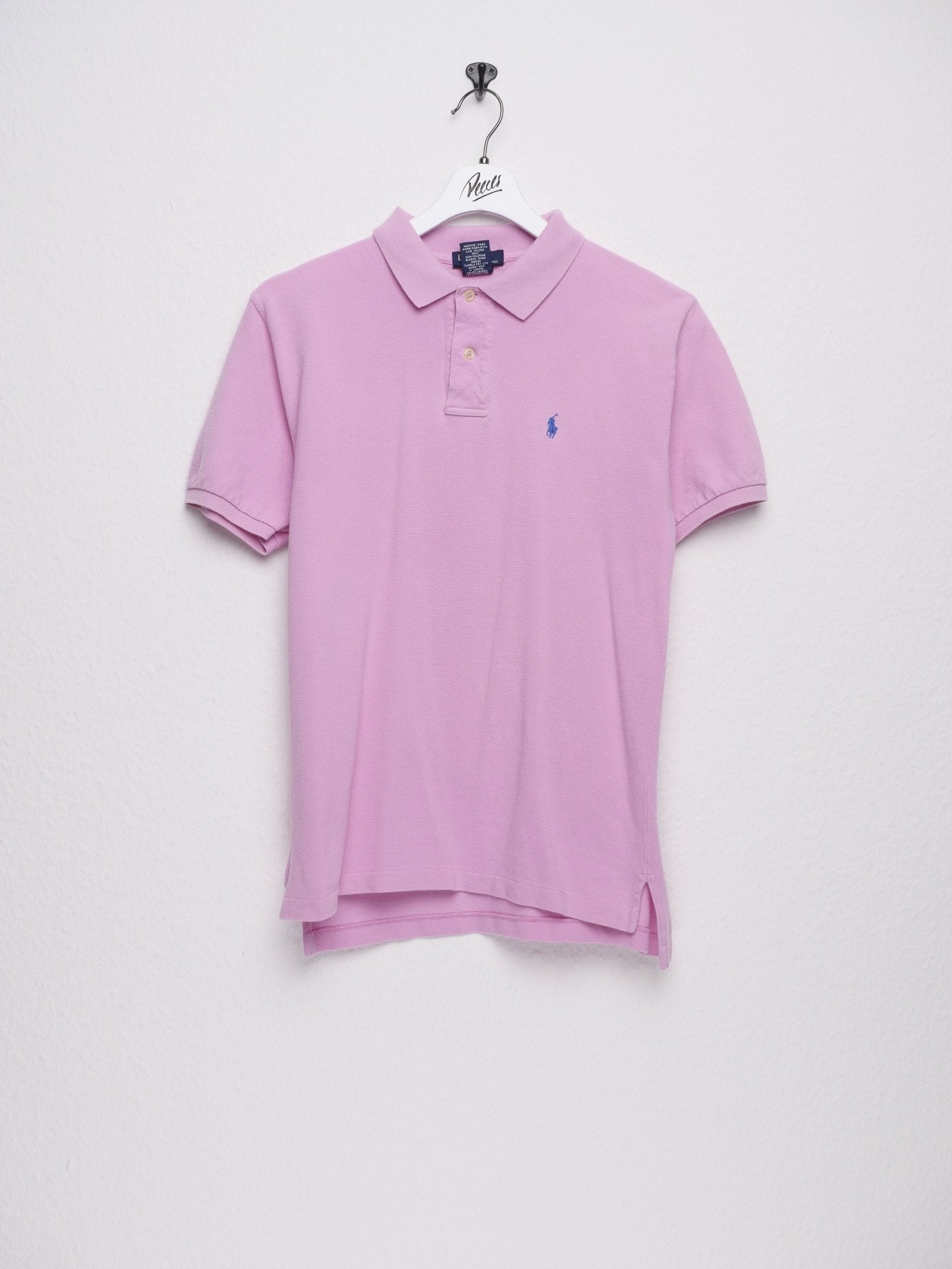 polo Ralph Lauren embroidered Logo pink S/S Shirt - Peeces