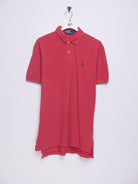 Polo Ralph Lauren embroidered Logo red S/S Polo Shirt - Peeces
