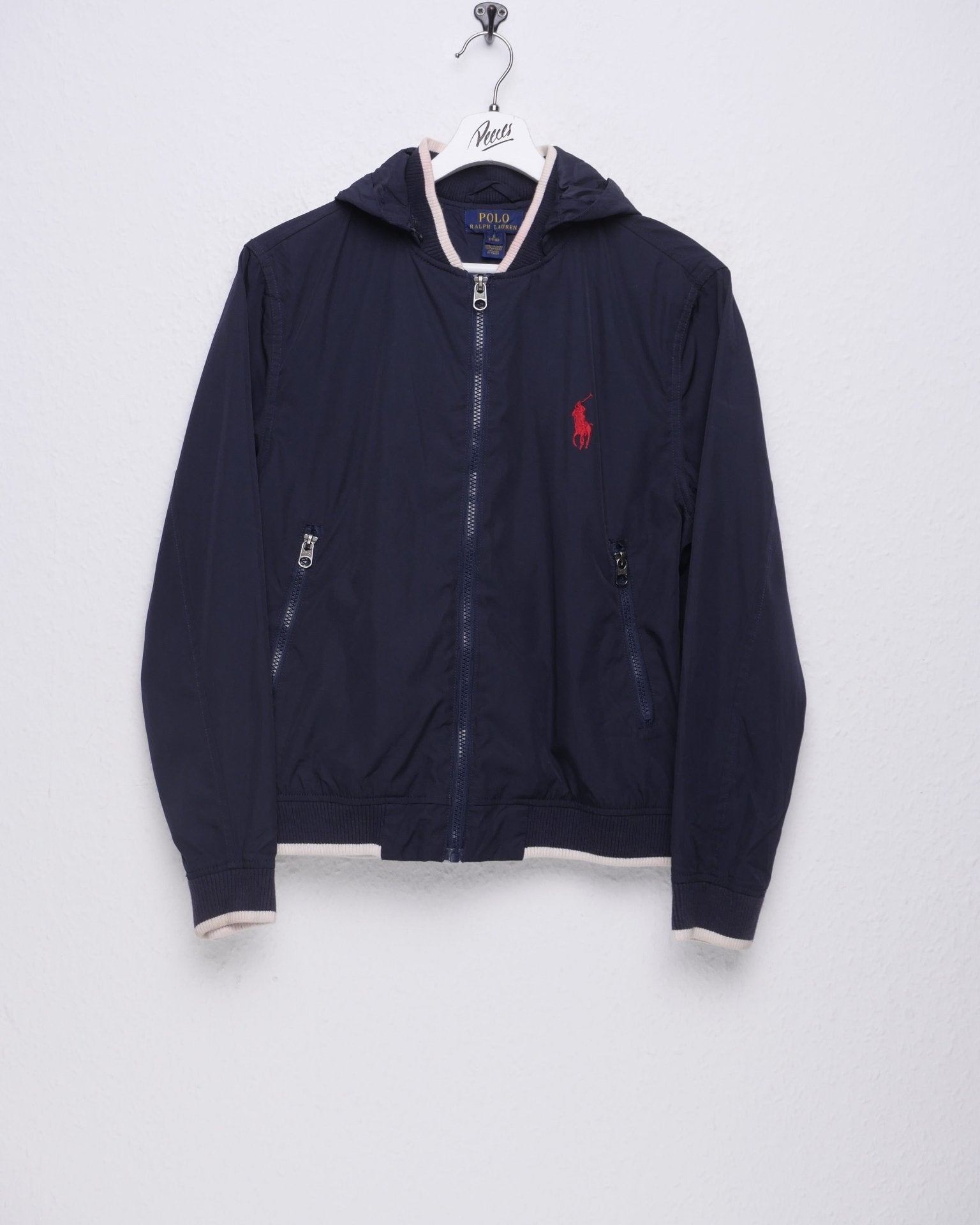Polo Ralph Lauren embroidered red Big Logo navy Track Jacke - Peeces