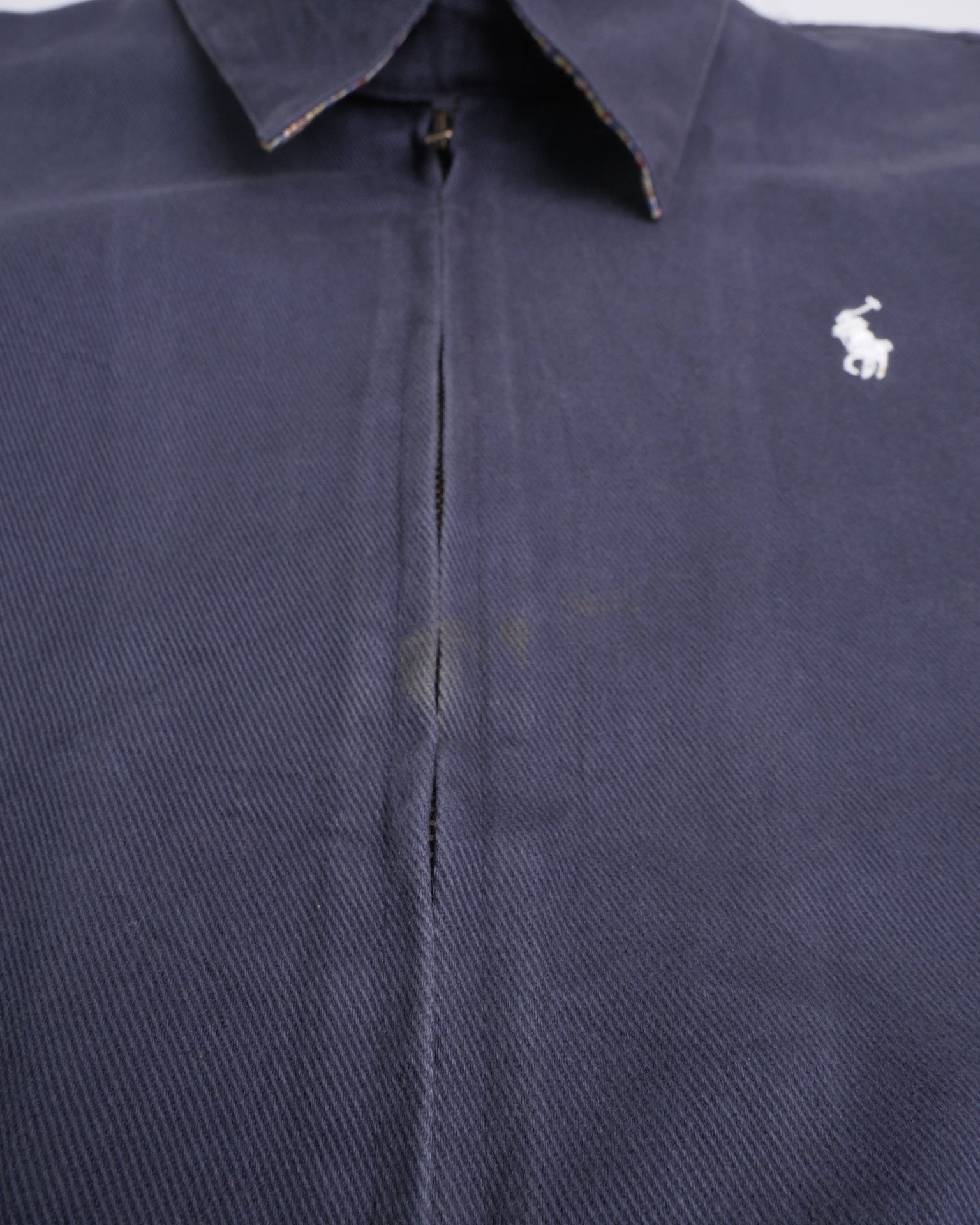 Polo Ralph Lauren white embroidered Logo blue Harrington Jacke - Peeces