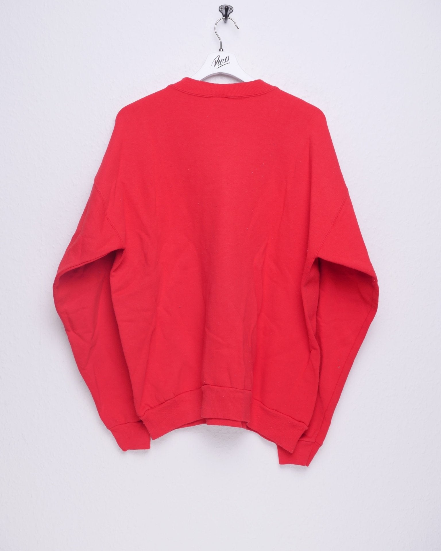 printed Big Logo 'Arizona' red Sweater - Peeces