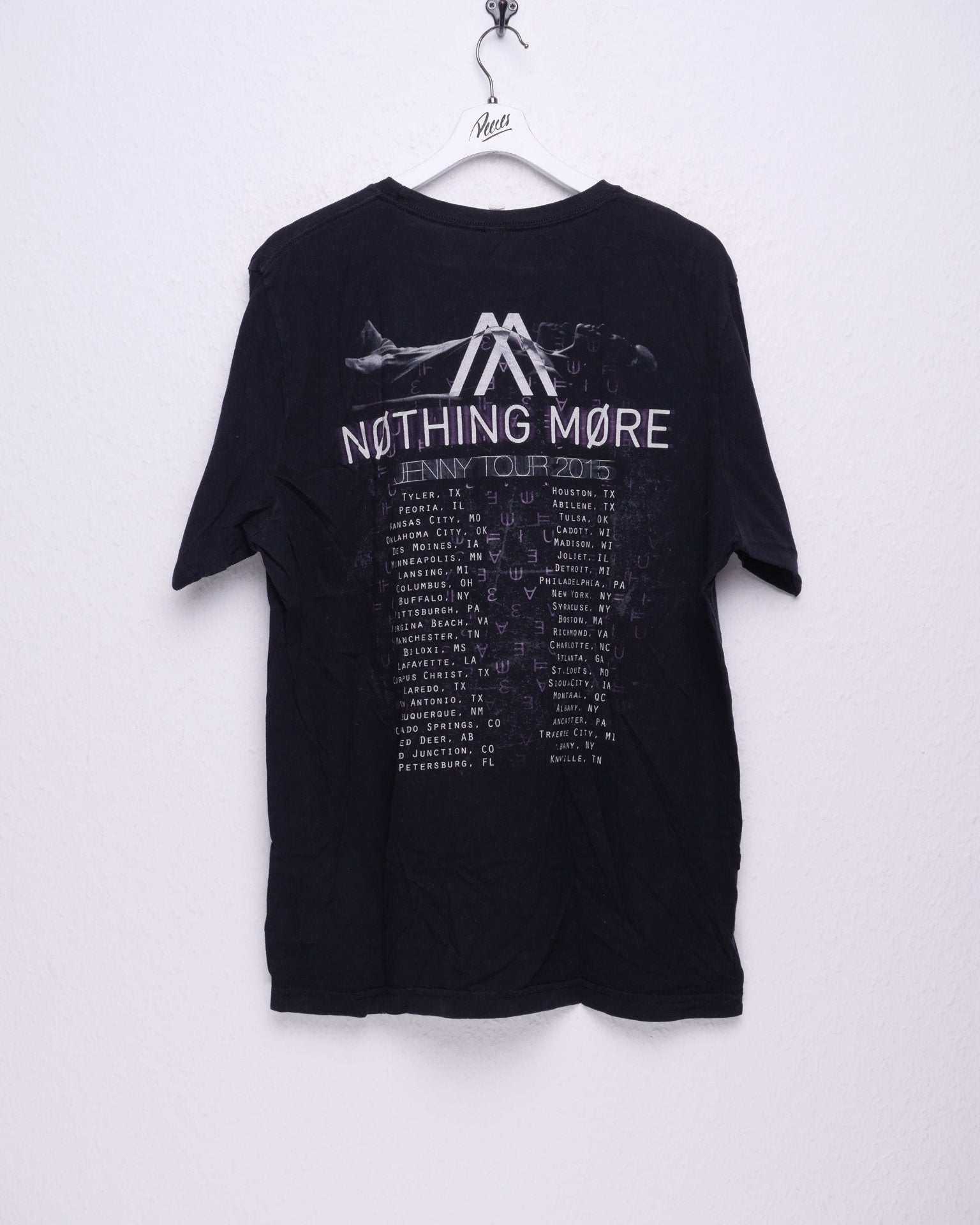 printed Graphic 'Jenny Nothing More' 2015 Tour Shirt - Peeces