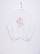 printed Graphic white Vintage Sweater - Peeces