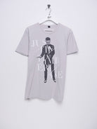printed Justin Timberlake light grey Shirt - Peeces