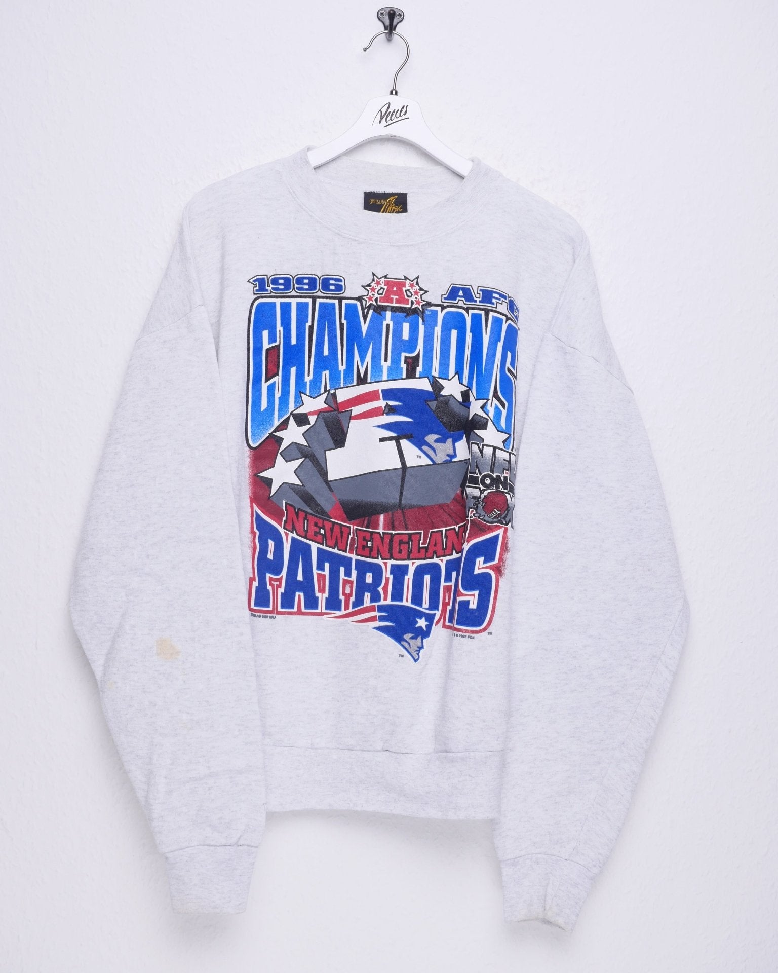 printed 'New England Patriots 1997 Vintage Sweater - Peeces