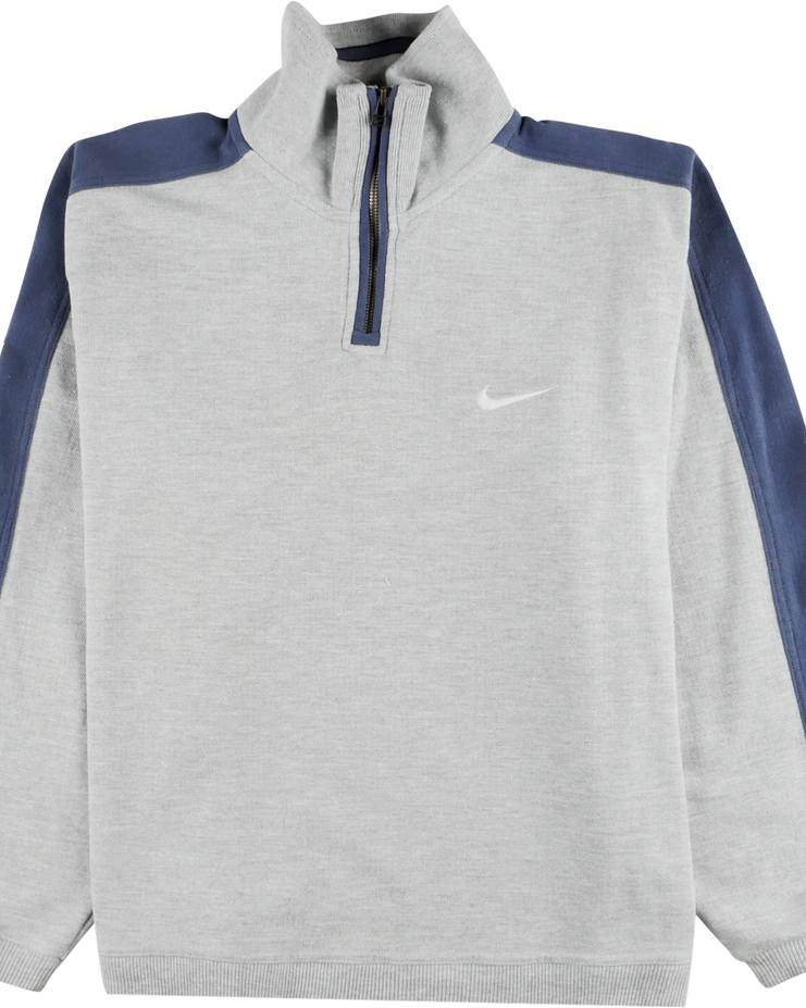 Nike Half Zip Pullover grau