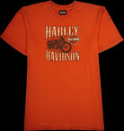 Harley Davidson Grafik T-Shirt orange