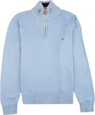 Tommy Hilfiger Half Zip Pullover blau