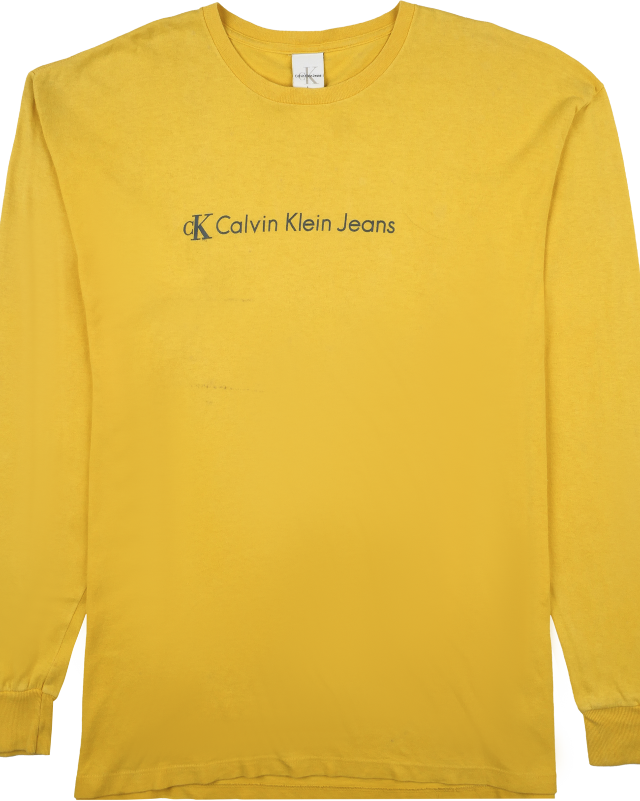 Calvin Klein Langarm Hemd gelb