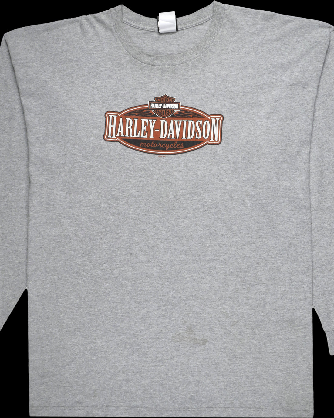 Harley Davidson Langarm Hemd grau
