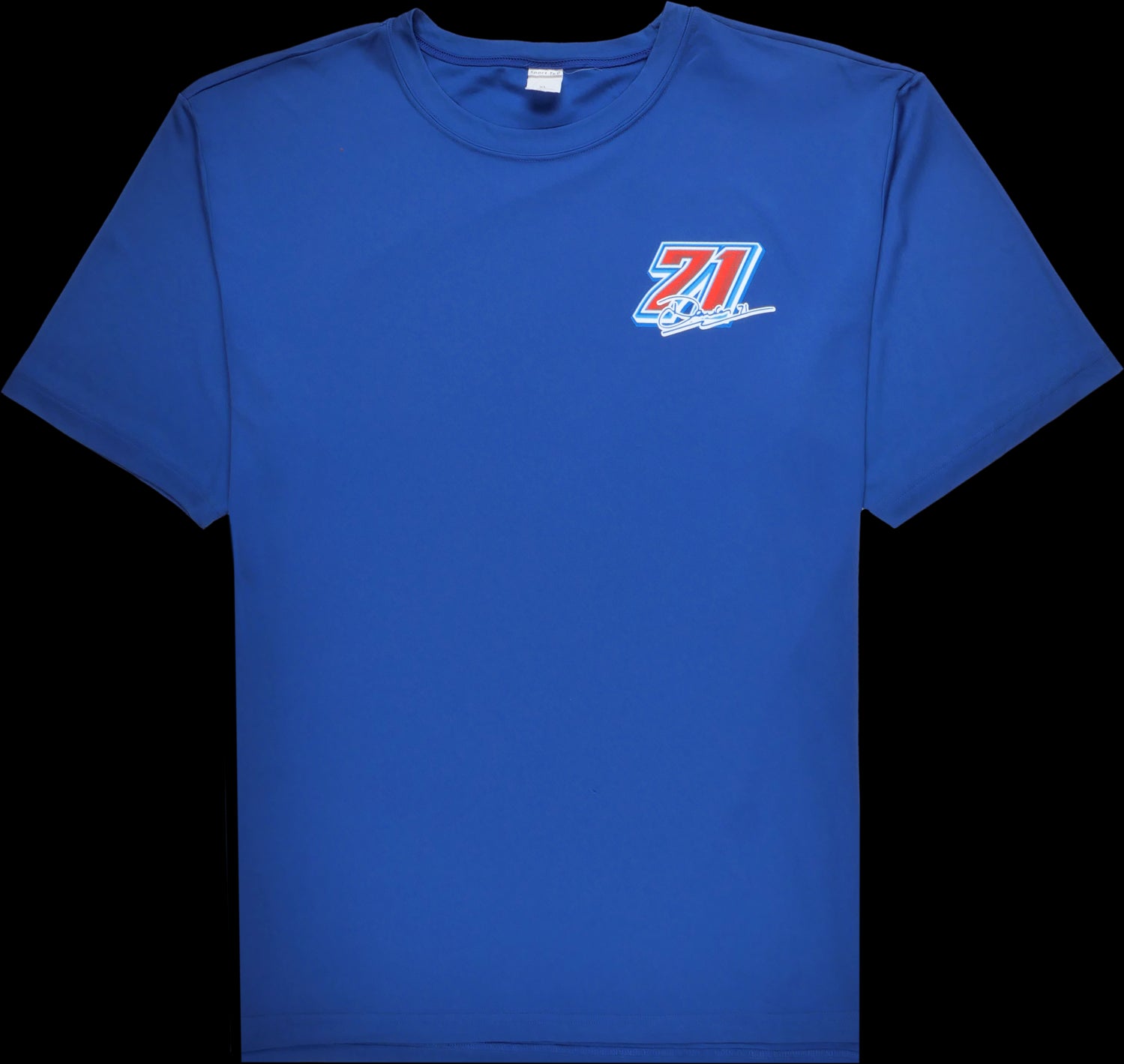 Grafik T-Shirt blau