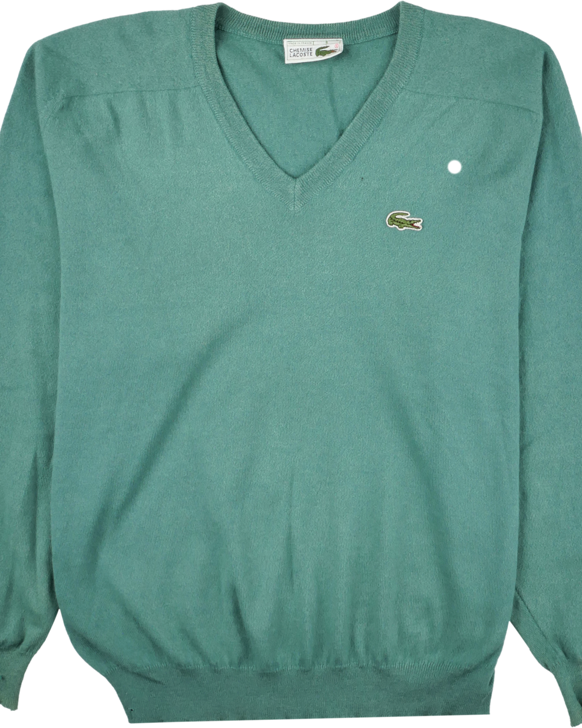Lacoste Woll Pullover grün