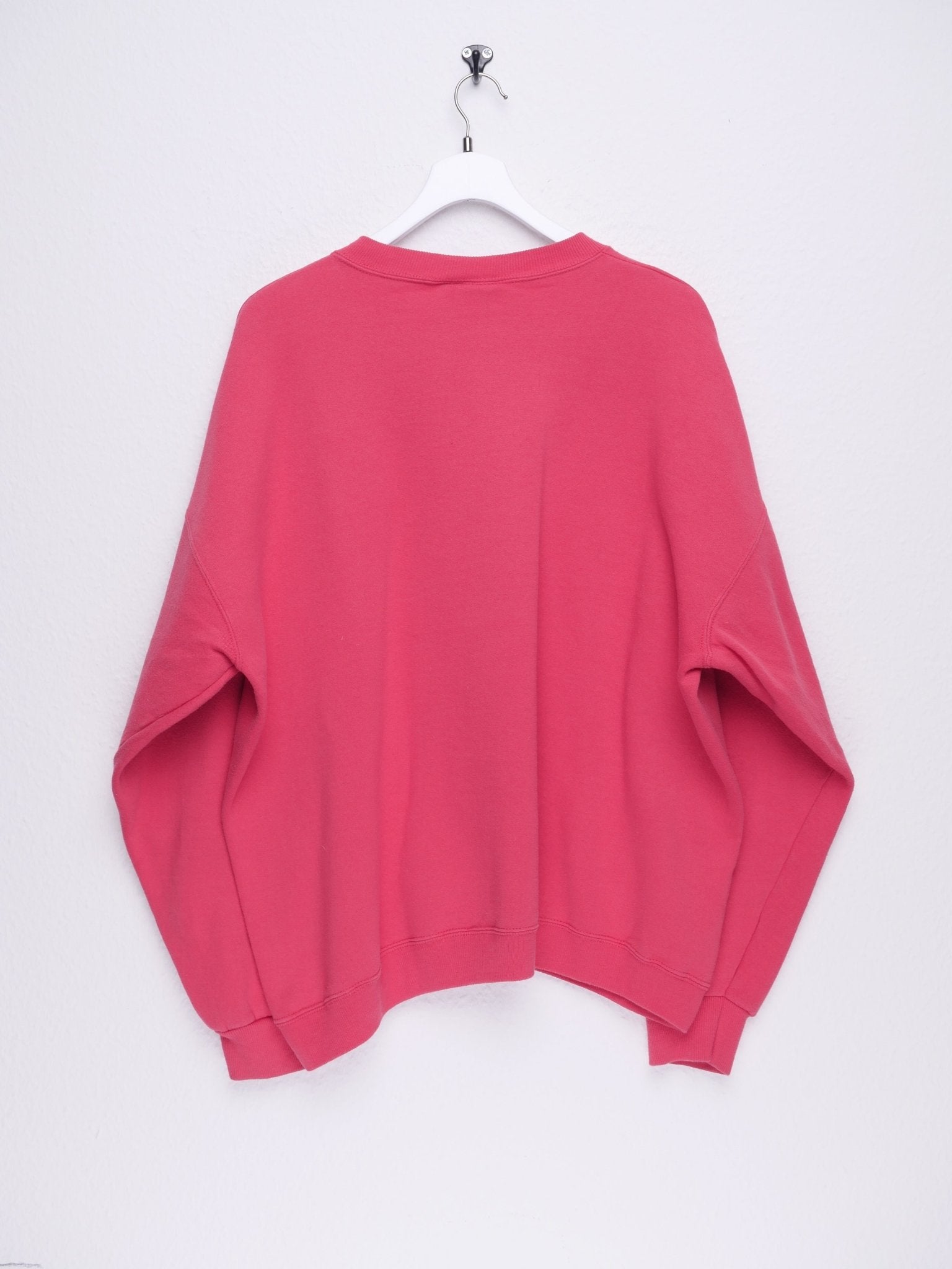 'Property' printed Spellout pink Sweater - Peeces