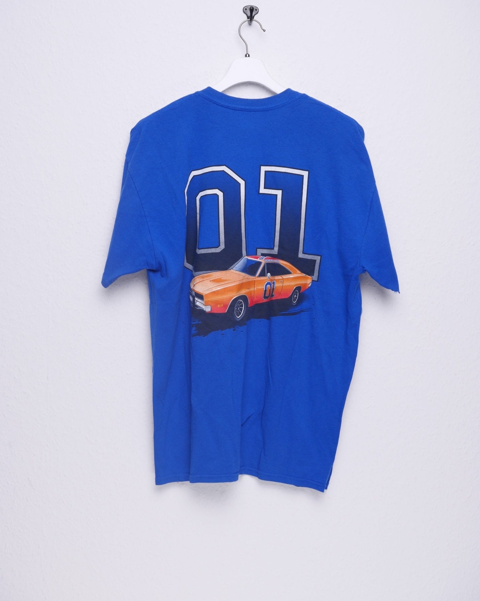 racing 'Cooters Nashville' printed Graphic blue Shirt - Peeces