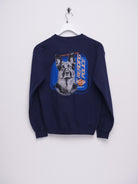 Reading Police printed Logo navy Sweater - Peeces