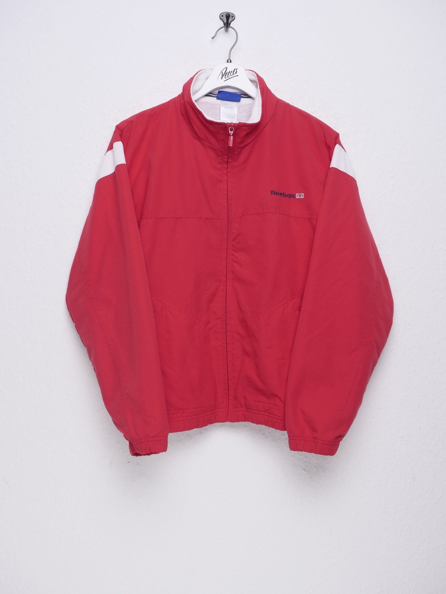 Reebok embroidered Spellout Vintage Track Jacke - Peeces