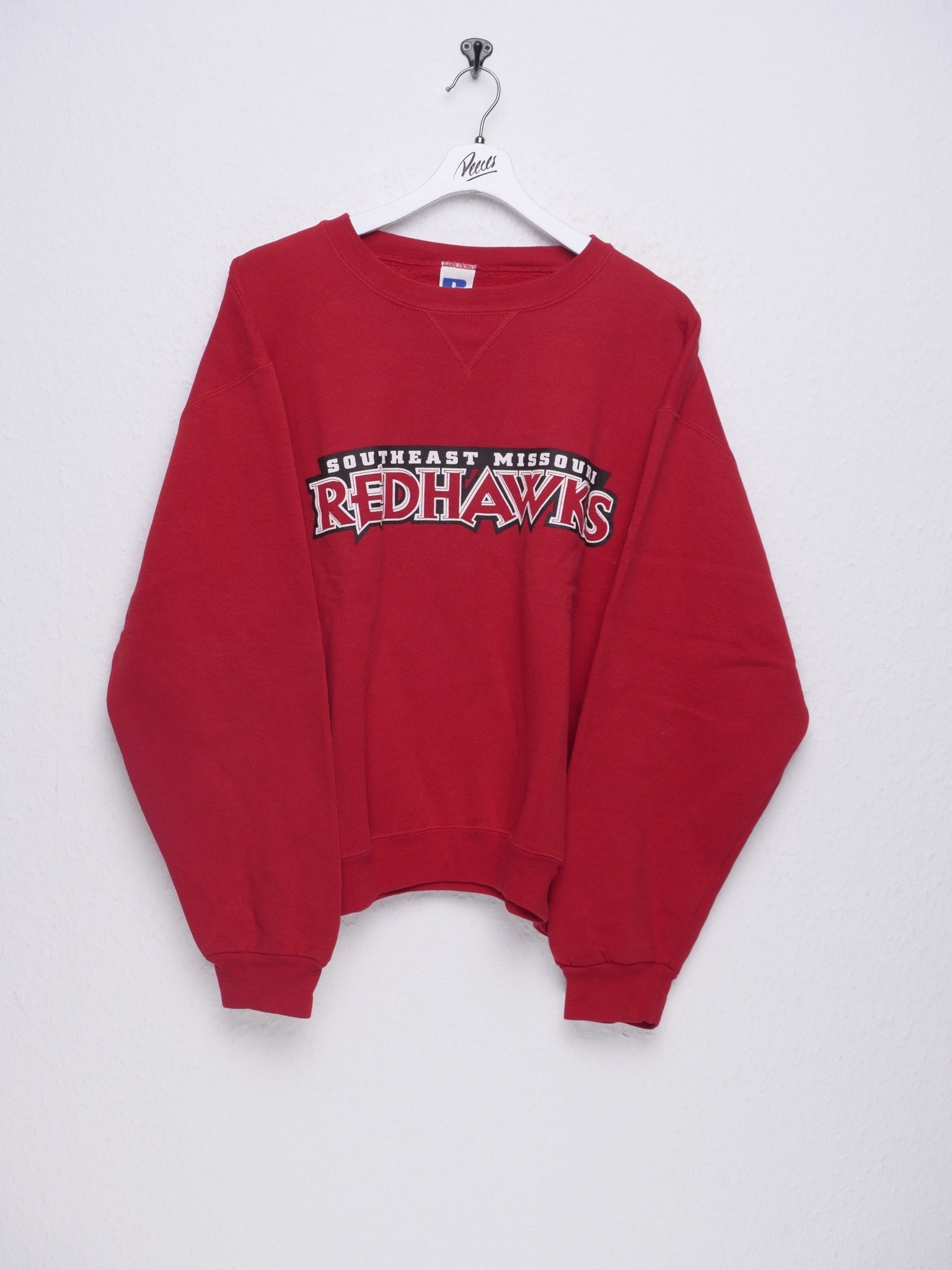 Russell Athletic Southeast Missouri Redhawks printed Spellout Vintage Sweater - Peeces