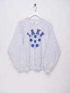 Soccer 'Lake' printed Graphic grey Sweater - Peeces